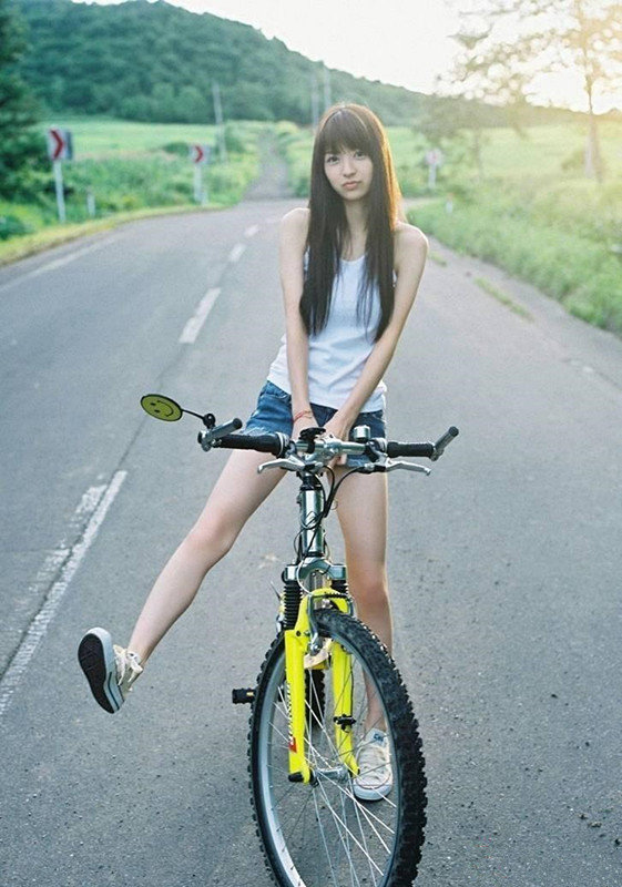 自行车女生款酷一点图片
